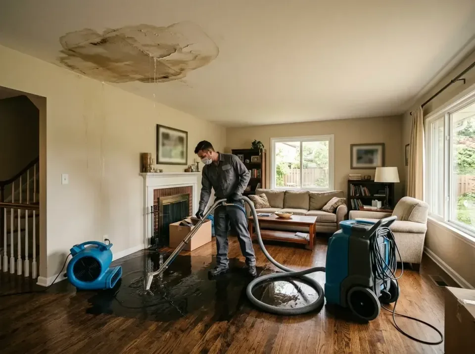 attic-pipe-burst-ceiling-drip-008 — frequently asked questions, Water Damage Restoration & Carpet Care in Greenbriar, VA